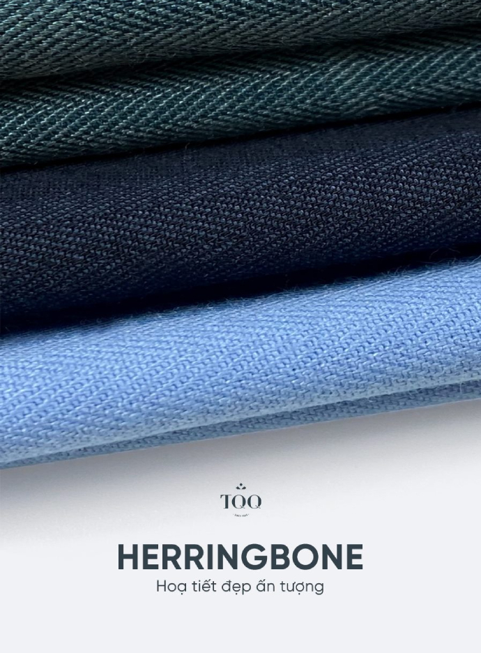 Vải Herringbone - Họa tiết dệt xương cá: Bạn đã biết chưa?